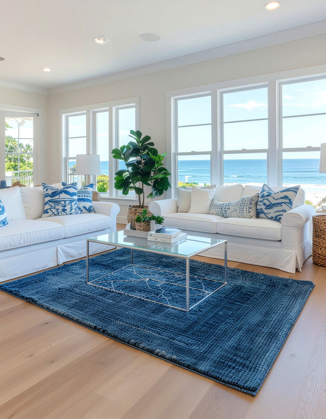 Blue living room rug - 30 living room rugs