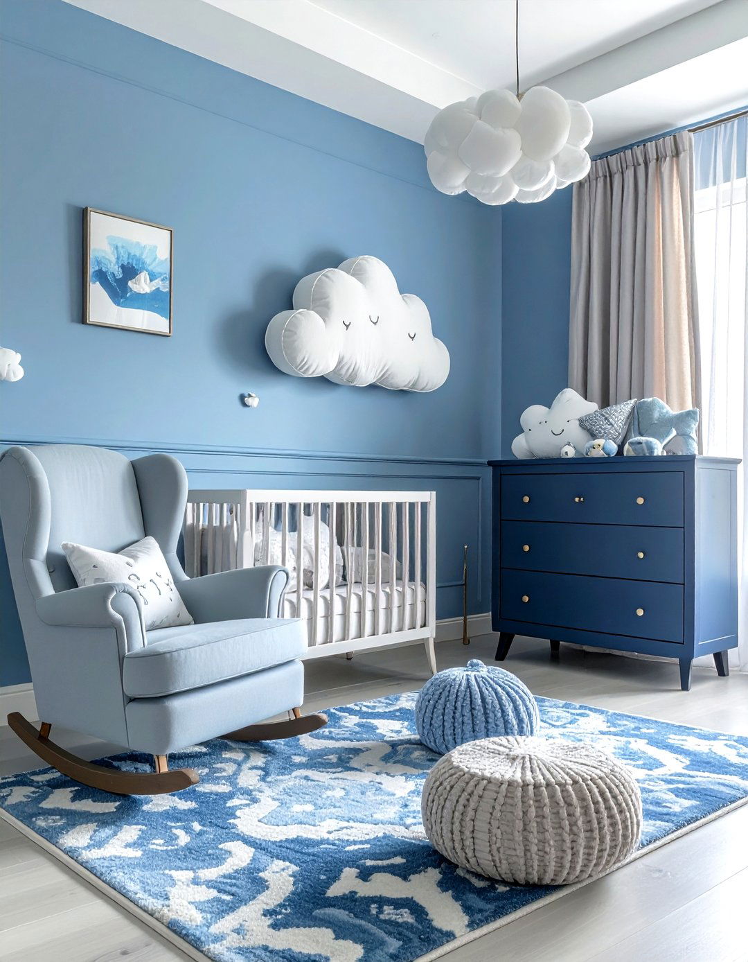 Blue nursery - 30 baby room decor ideas