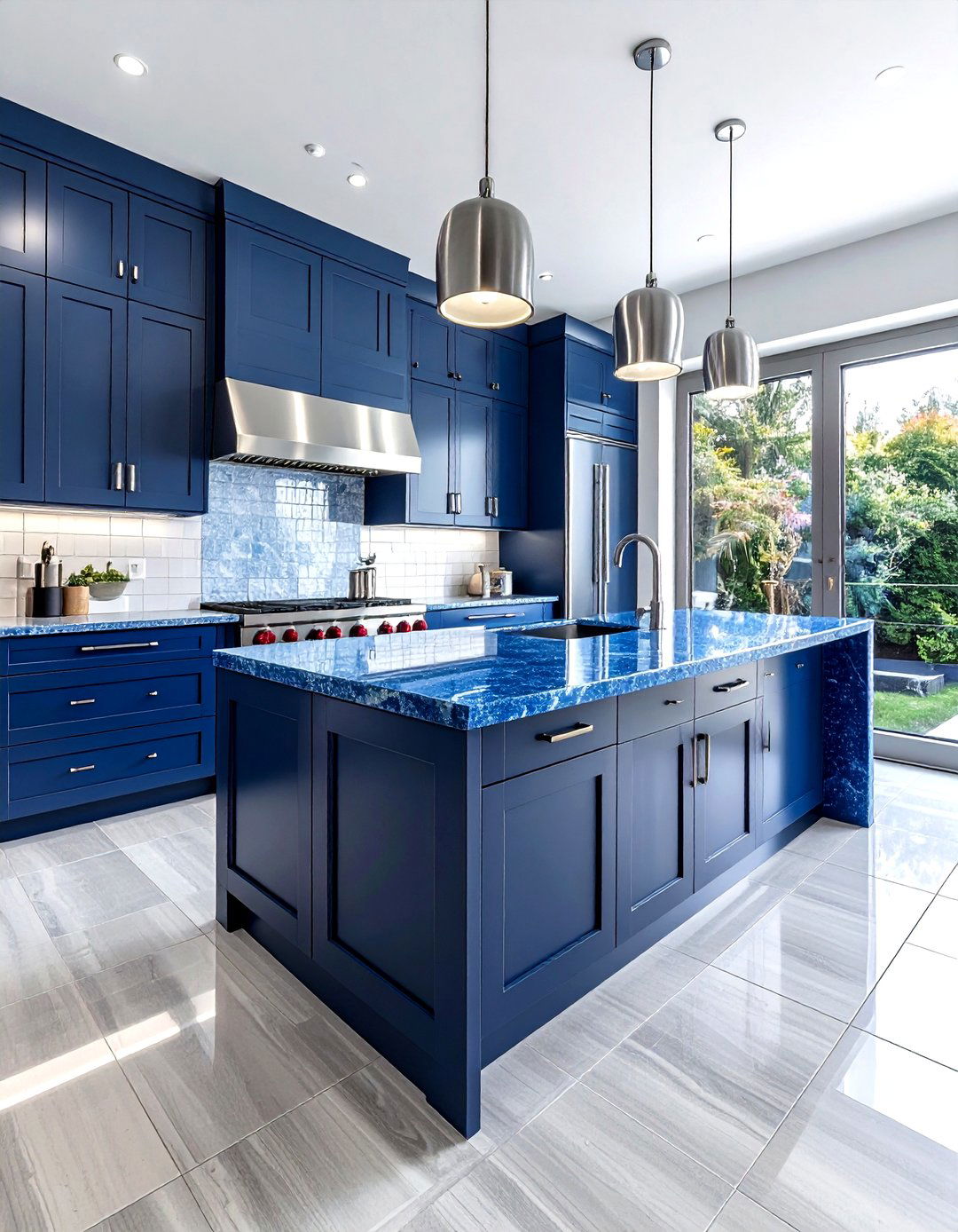 Blue pearl granite kitchen - 30 granite kitchen ideas