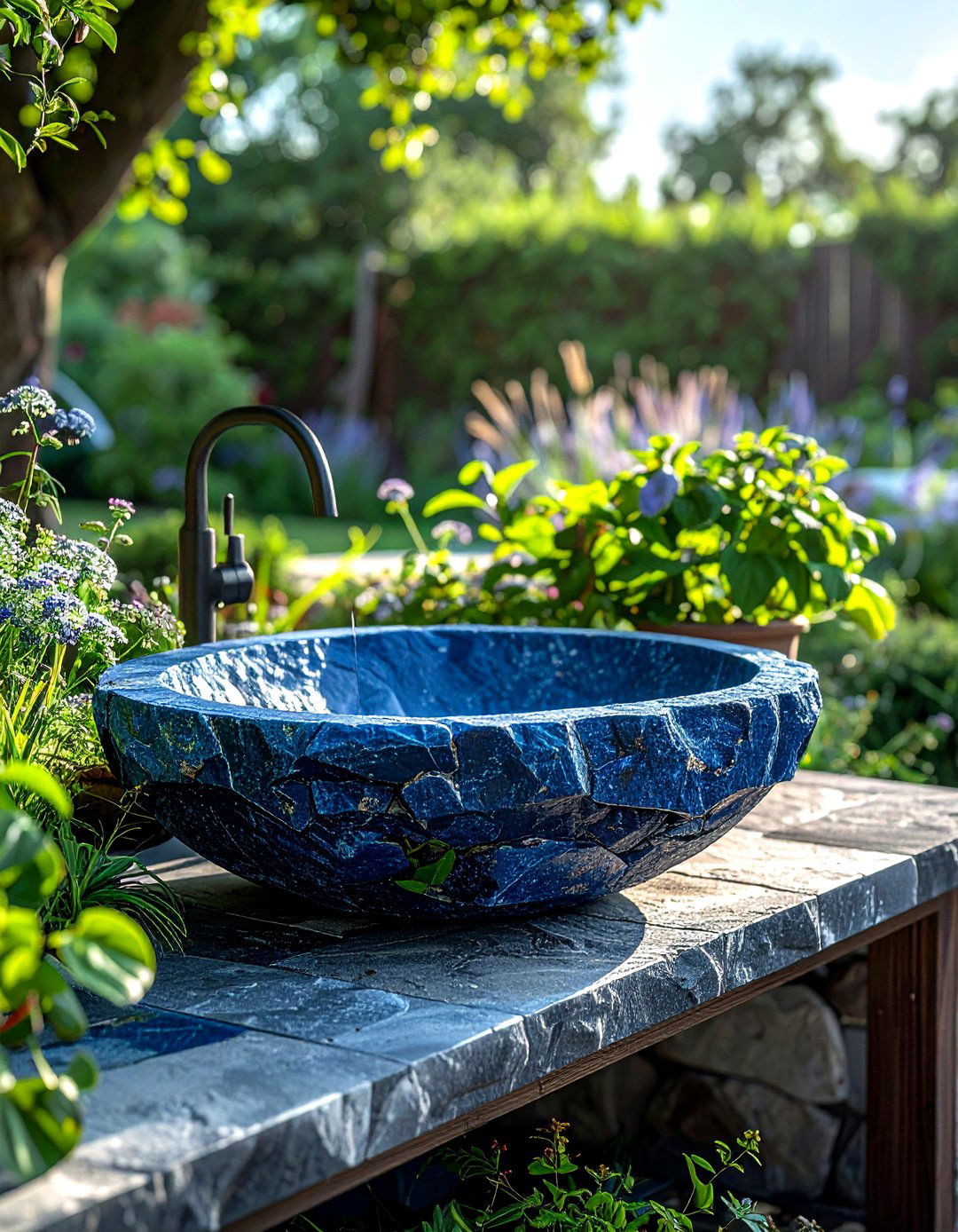30 Natural Stone Sink Ideas for a Luxurious Bathroom Look