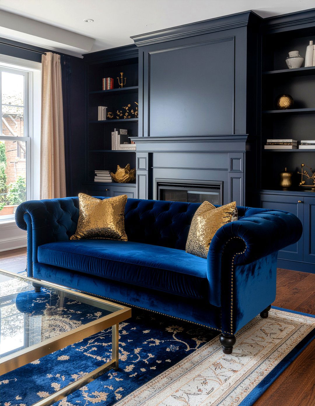 Blue velvet bridgewater sofa - 30 living room bridgewater sofa ideas
