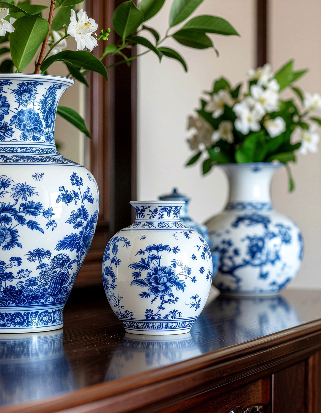 Blue white porcelain - 30 Georgian dining room ideas