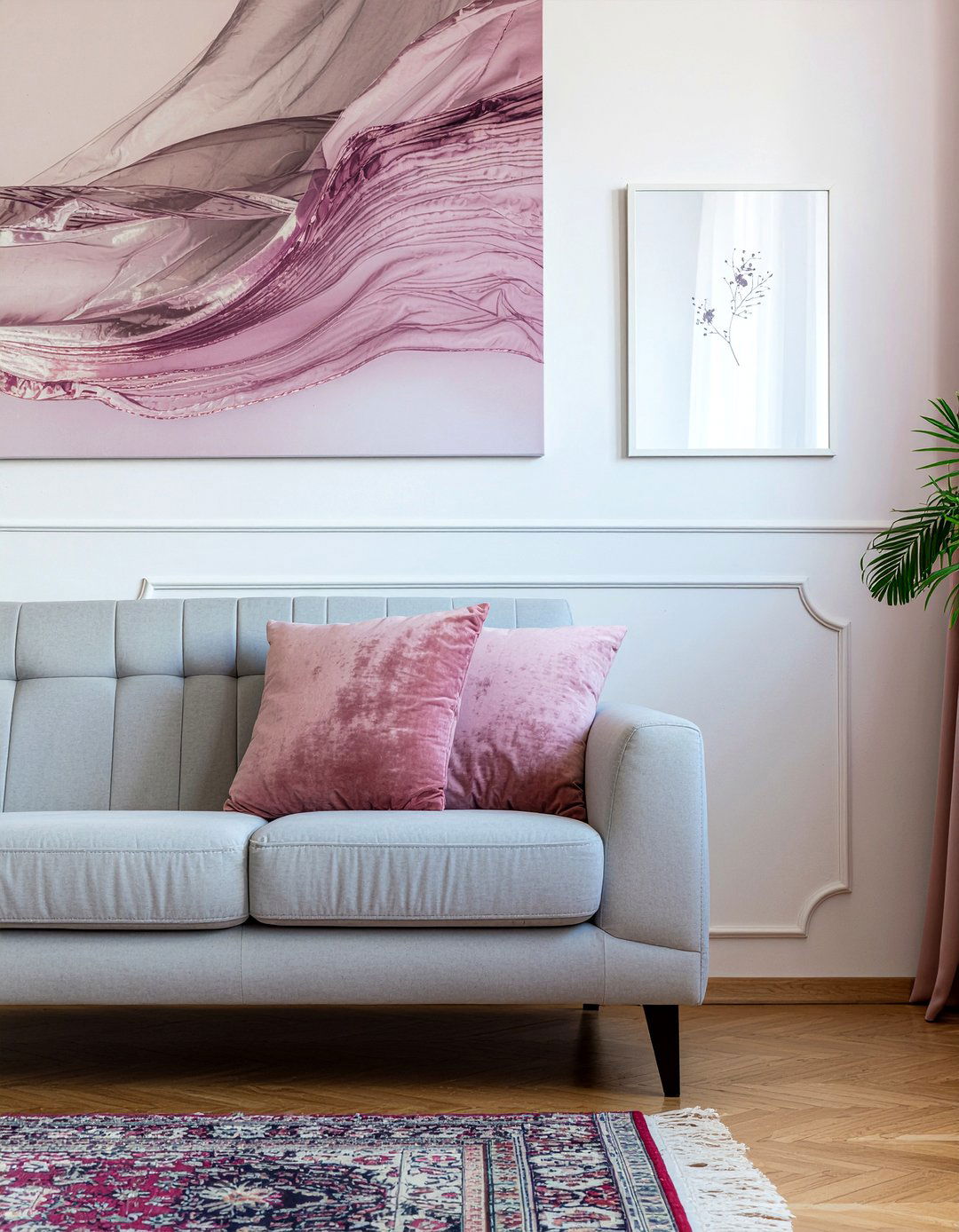 Blush Pink Pillows - 30 living room throw pillows