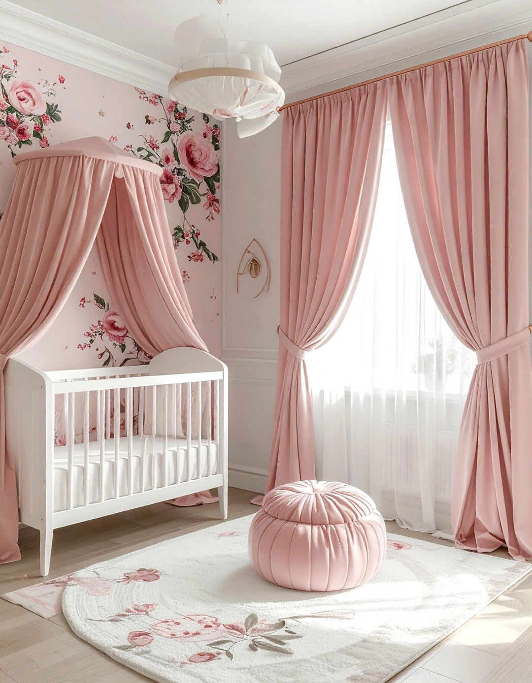 Blush Pink Velvet Curtains - 30 velvet curtain ideas