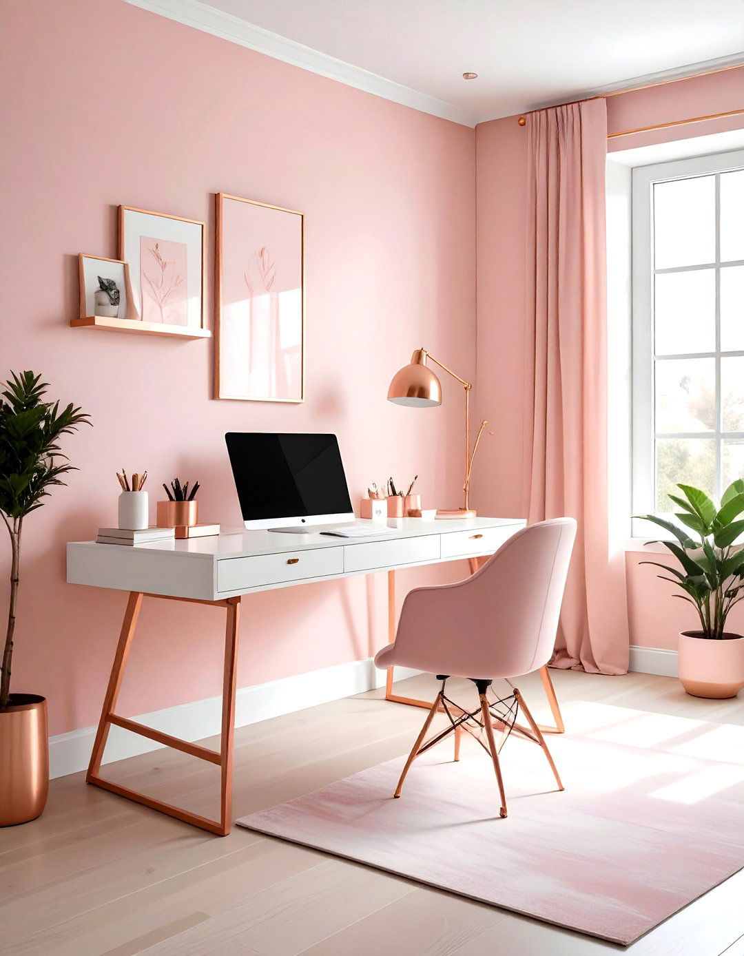 Blush pink and copper - 30 color scheme ideas