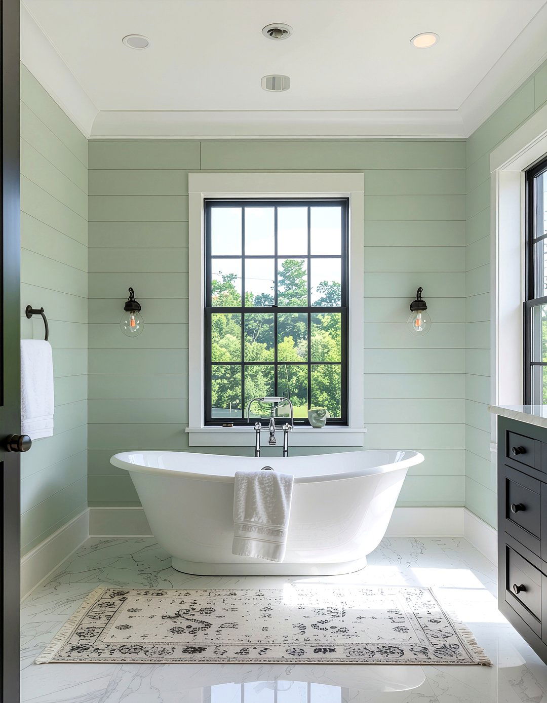 Board And Batten Bathroom - 30 bathroom millwork ideas