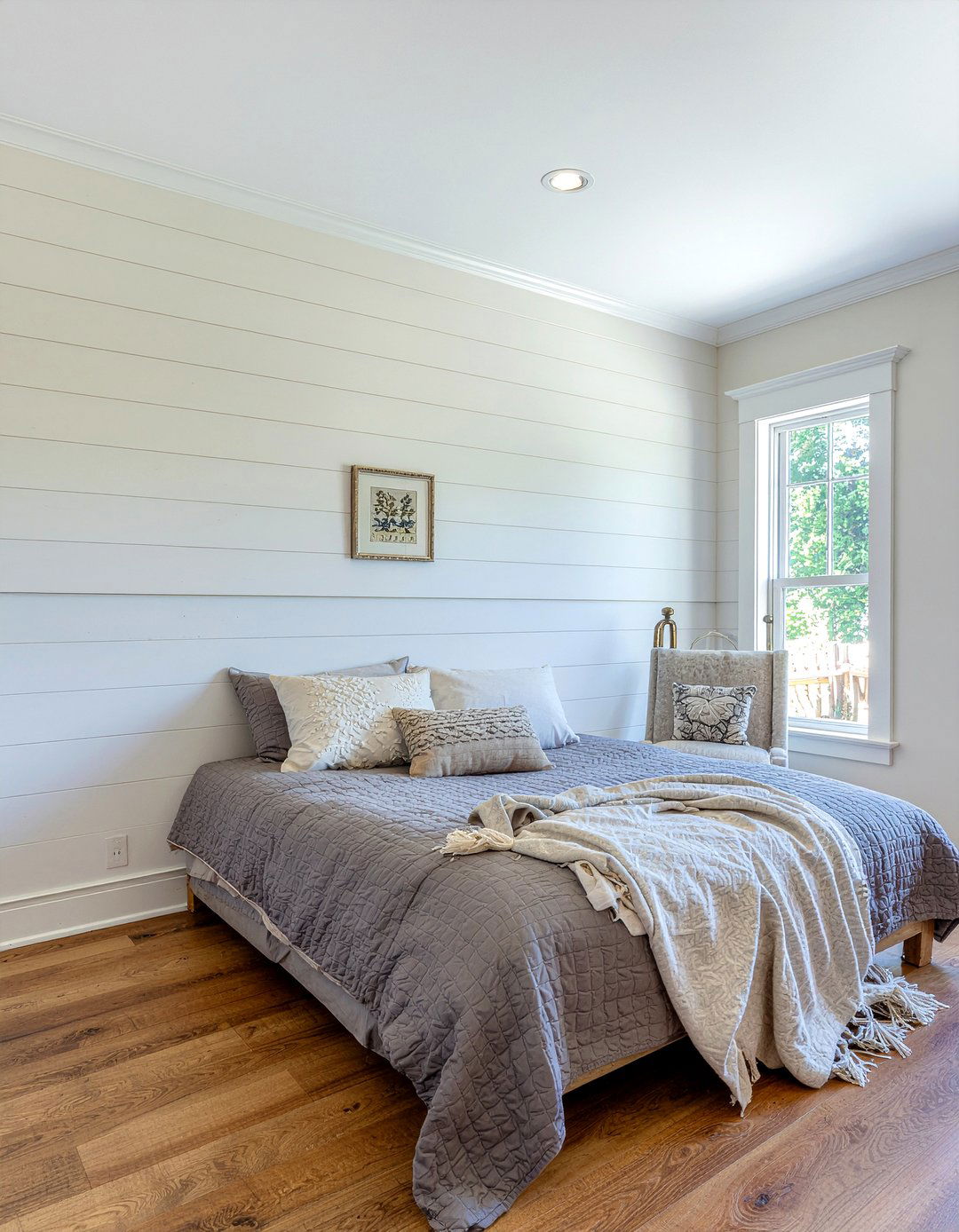 Board And Batten Wall - 30 bedroom paneling ideas