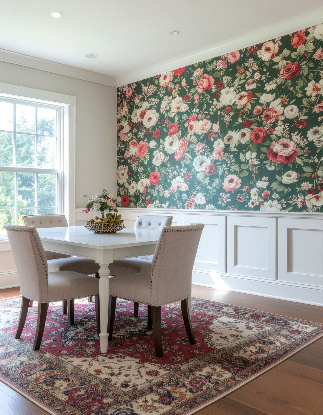 Board And Batten With Wallpaper - 30 dining room board and batten ideas