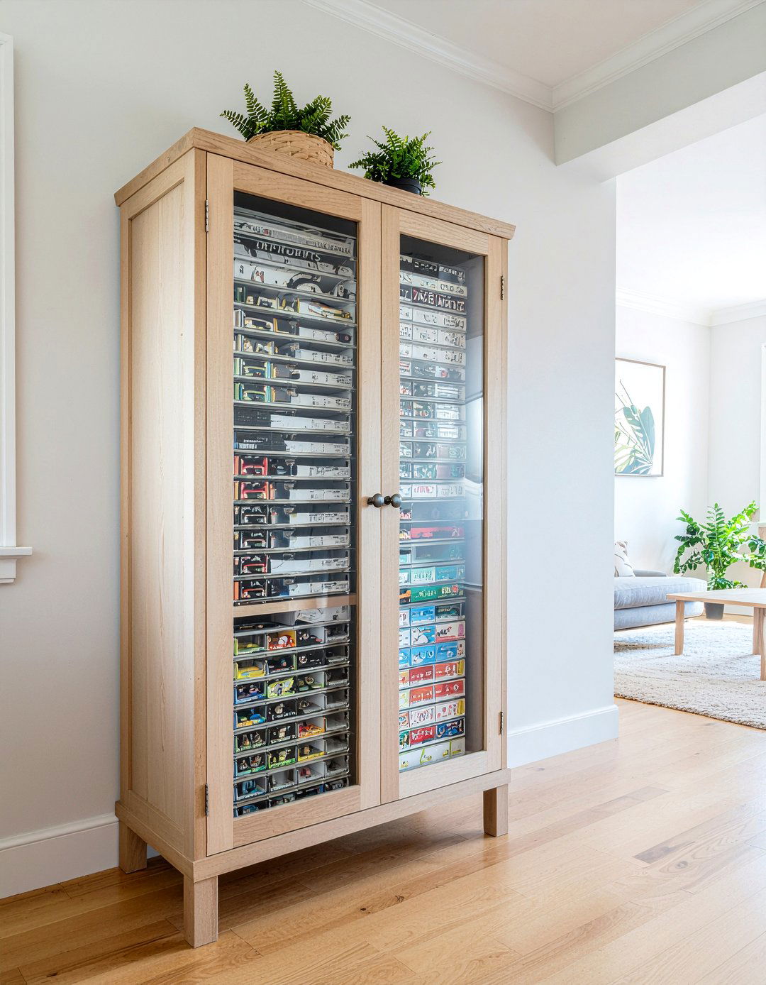 Board Game Storage Cabinet - 30 game room living room ideas