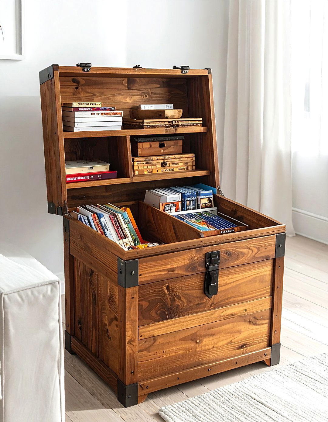 Board Game Storage - 30 living room organization hacks