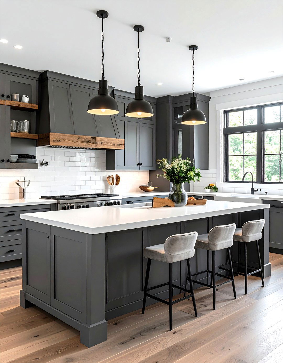 Board and batten - 30 kitchen wainscoting ideas