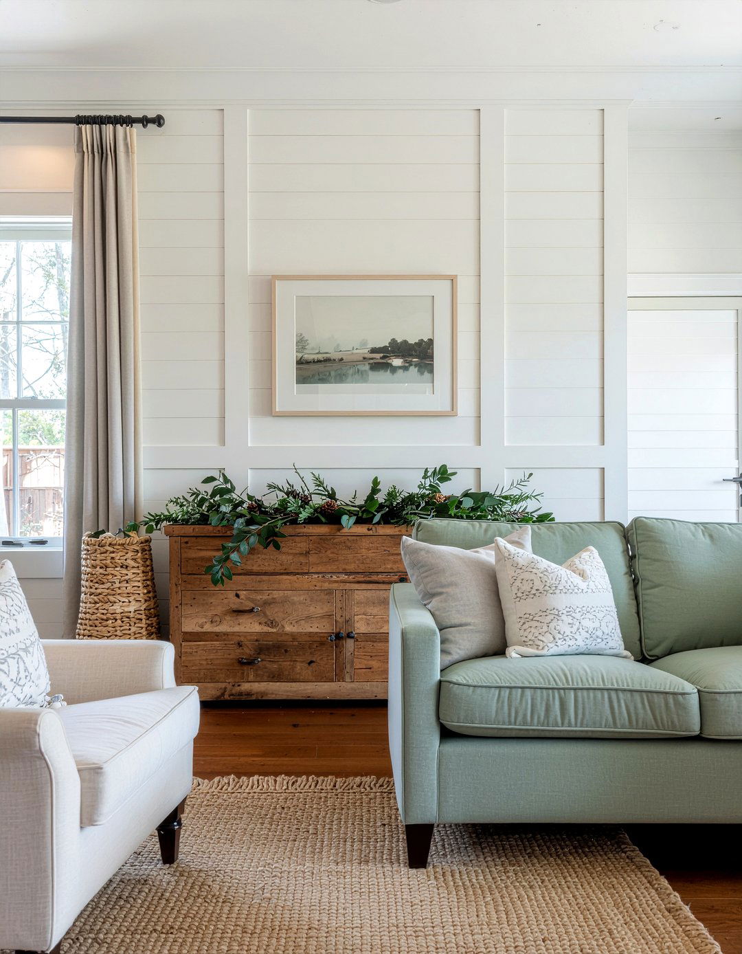 Board and batten - 30 living room millwork ideas