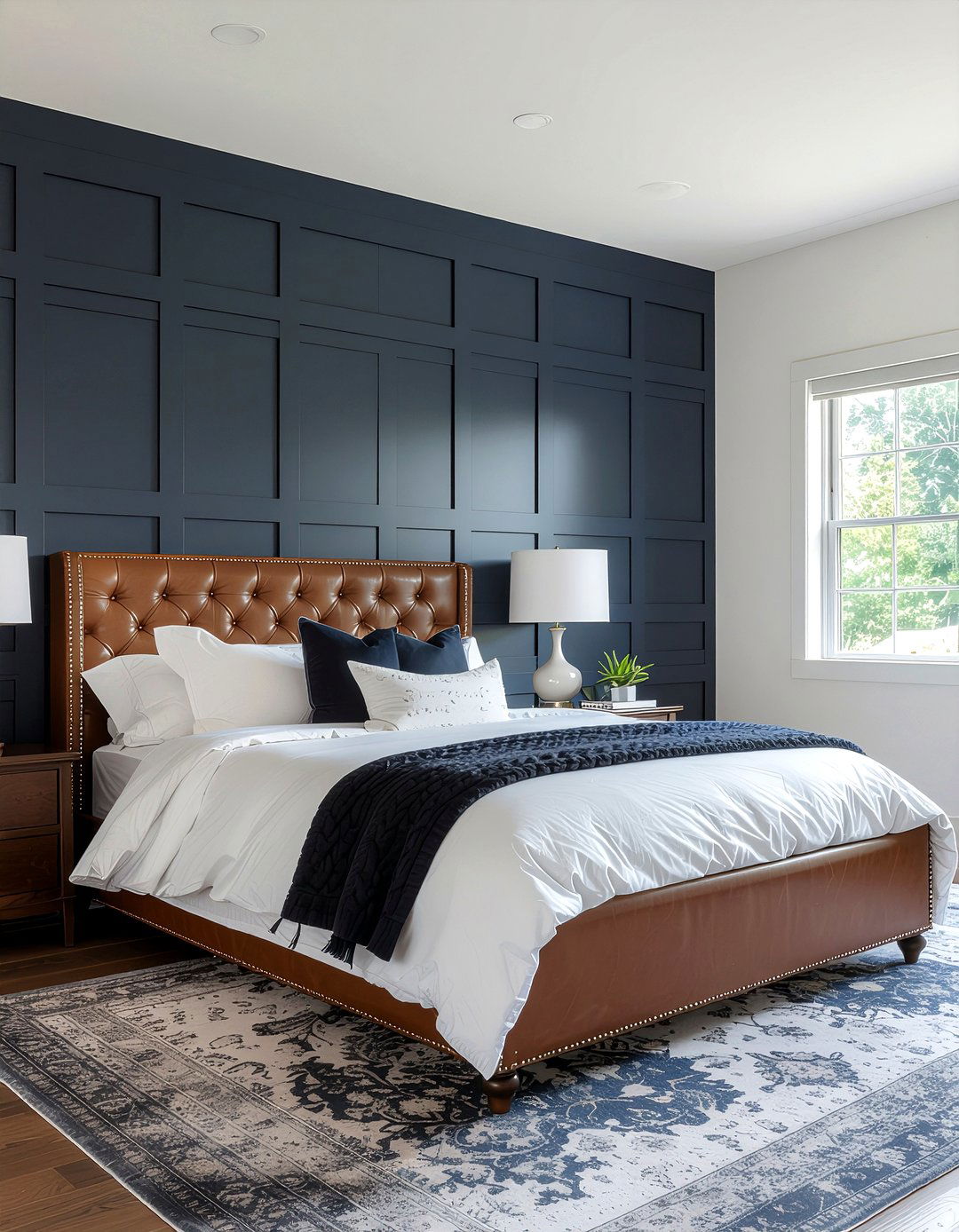 Board and batten bedroom wall - 30 bedroom wall texture ideas