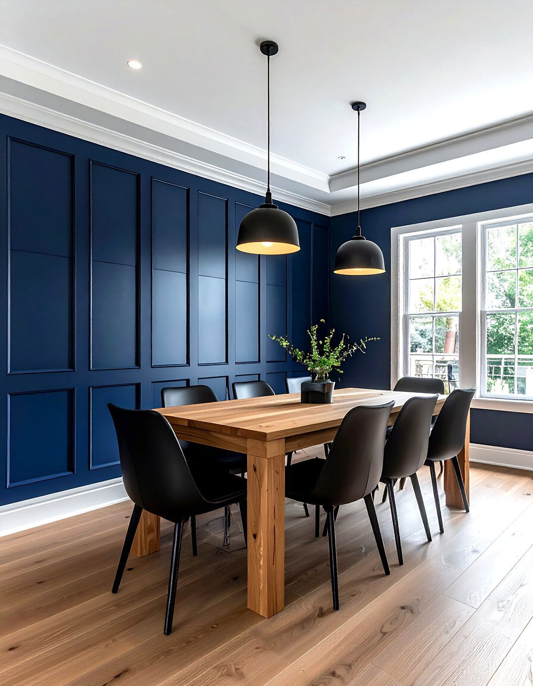 Board and batten wall - 30 weekend dining room project ideas