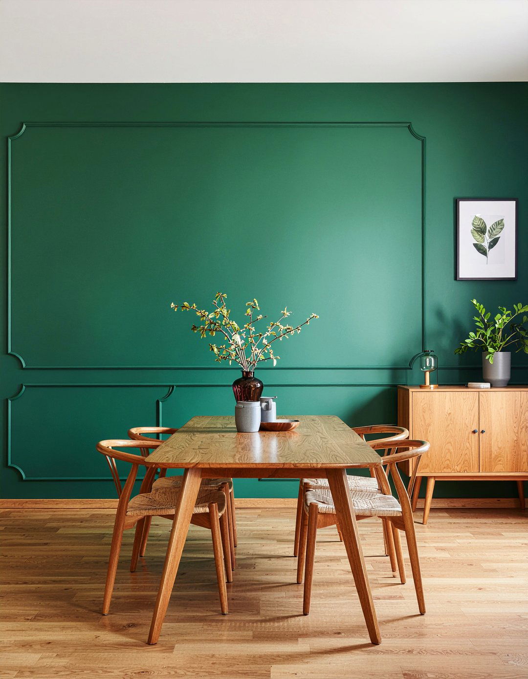 Board and batten wall - 30 DIY dining room ideas