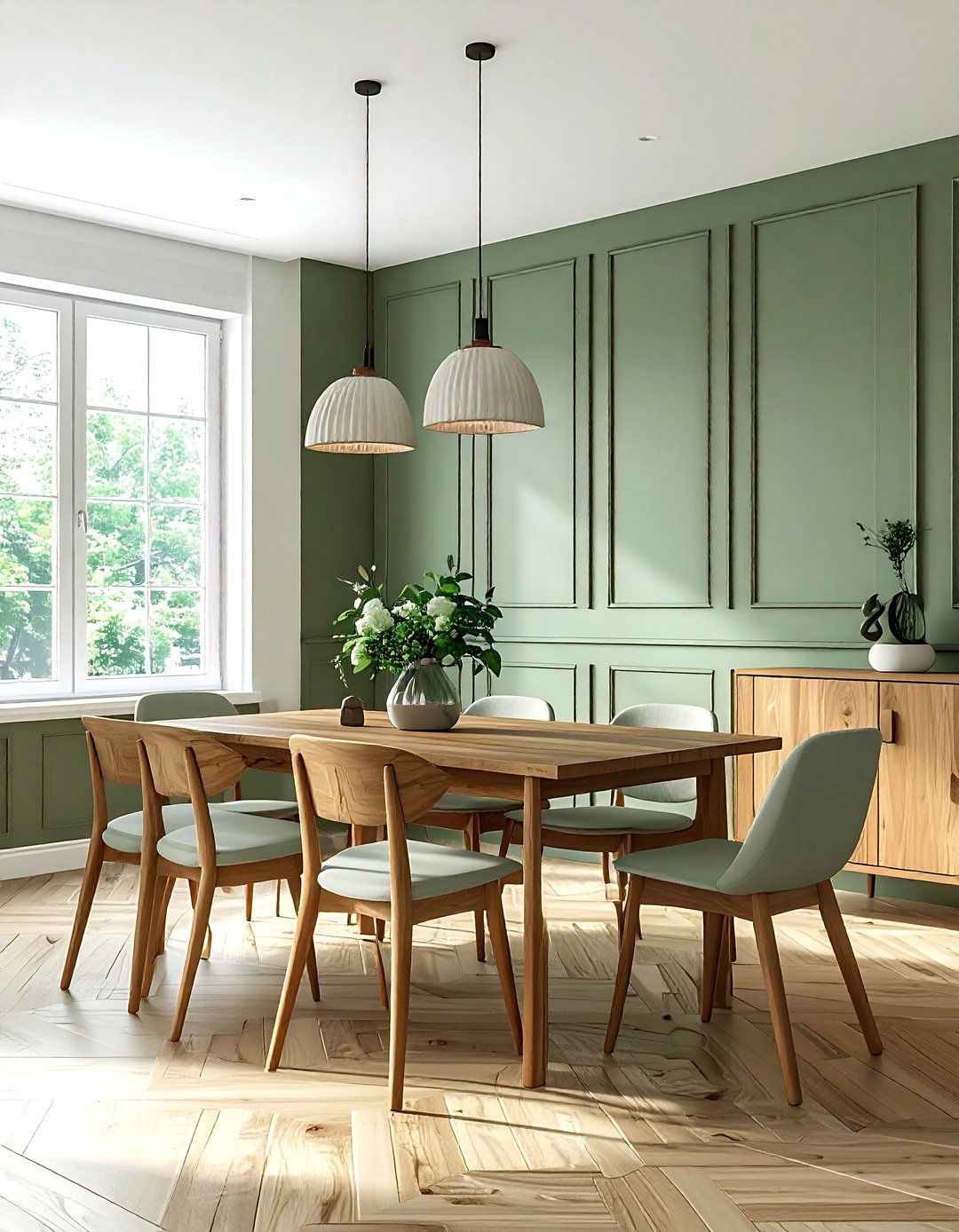 Board and batten wall paneling - 30 weekend decor project ideas