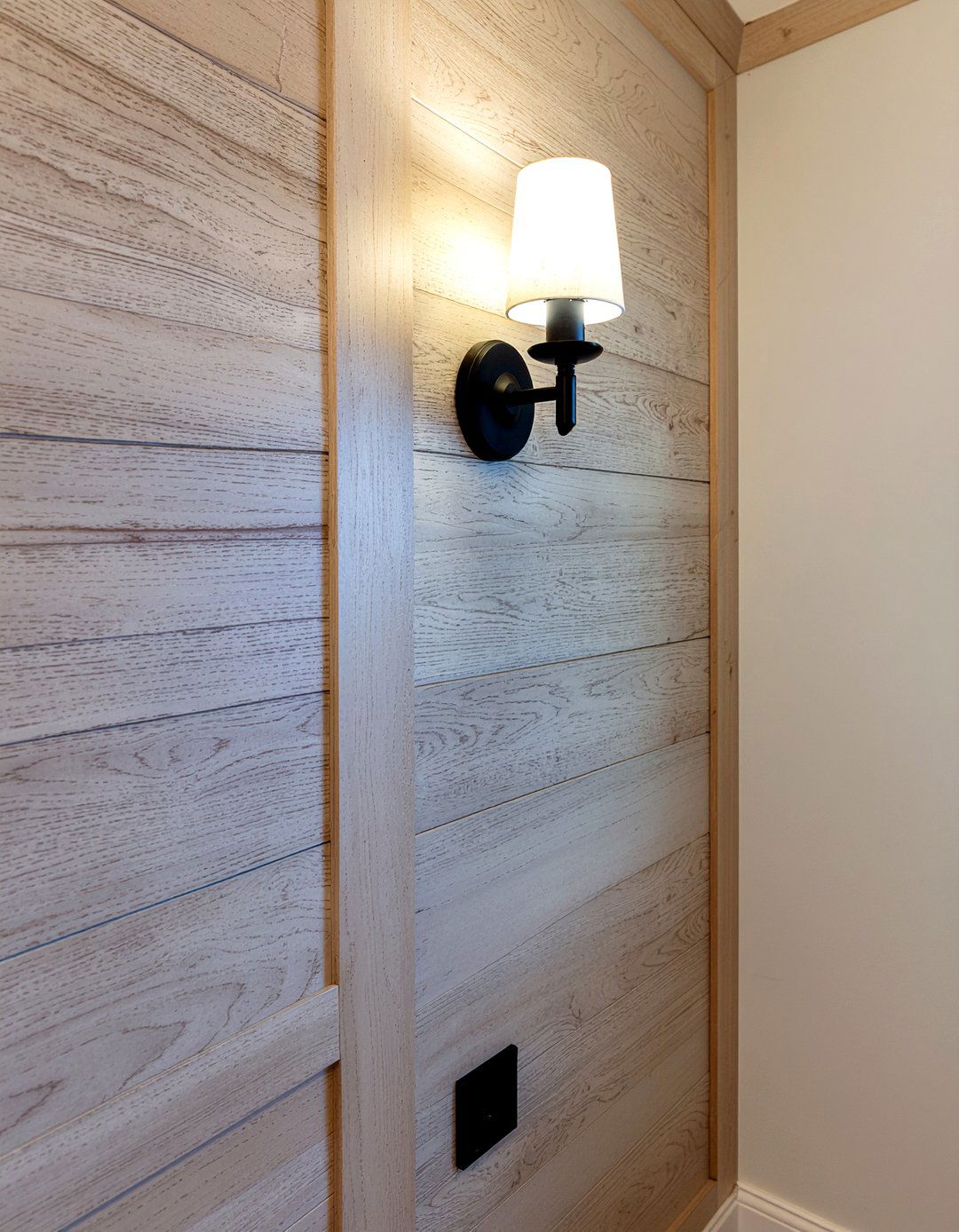 Board and batten with sconces - 30 bedroom board and batten ideas