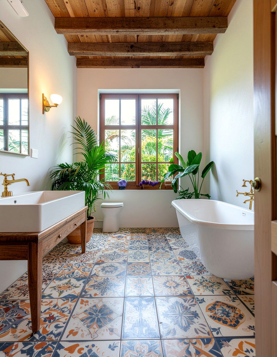 Bohemian Bathroom Addition - 30 bathroom addition ideas