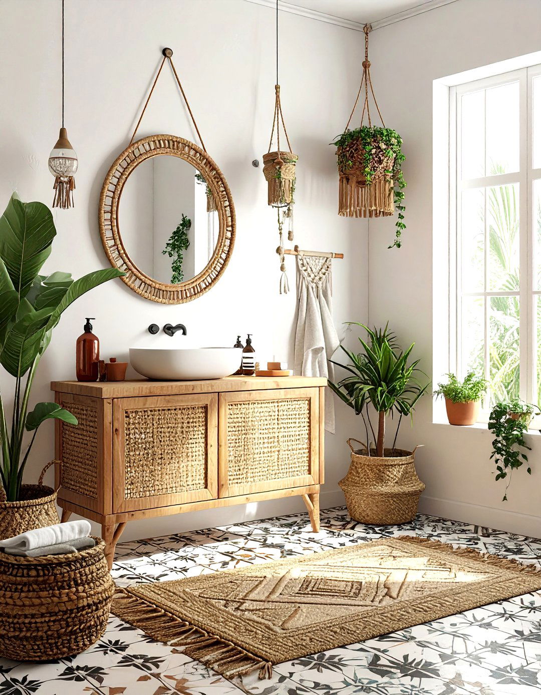 Bohemian Bathroom Decor - 30 popular bathroom ideas
