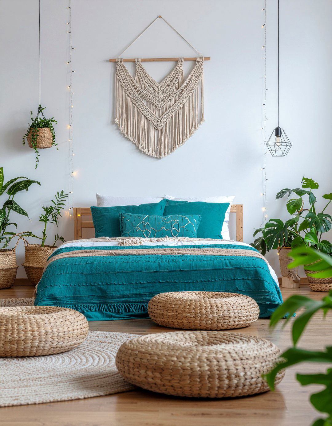 Bohemian Beach Bedroom - 30 ocean themed bedroom ideas