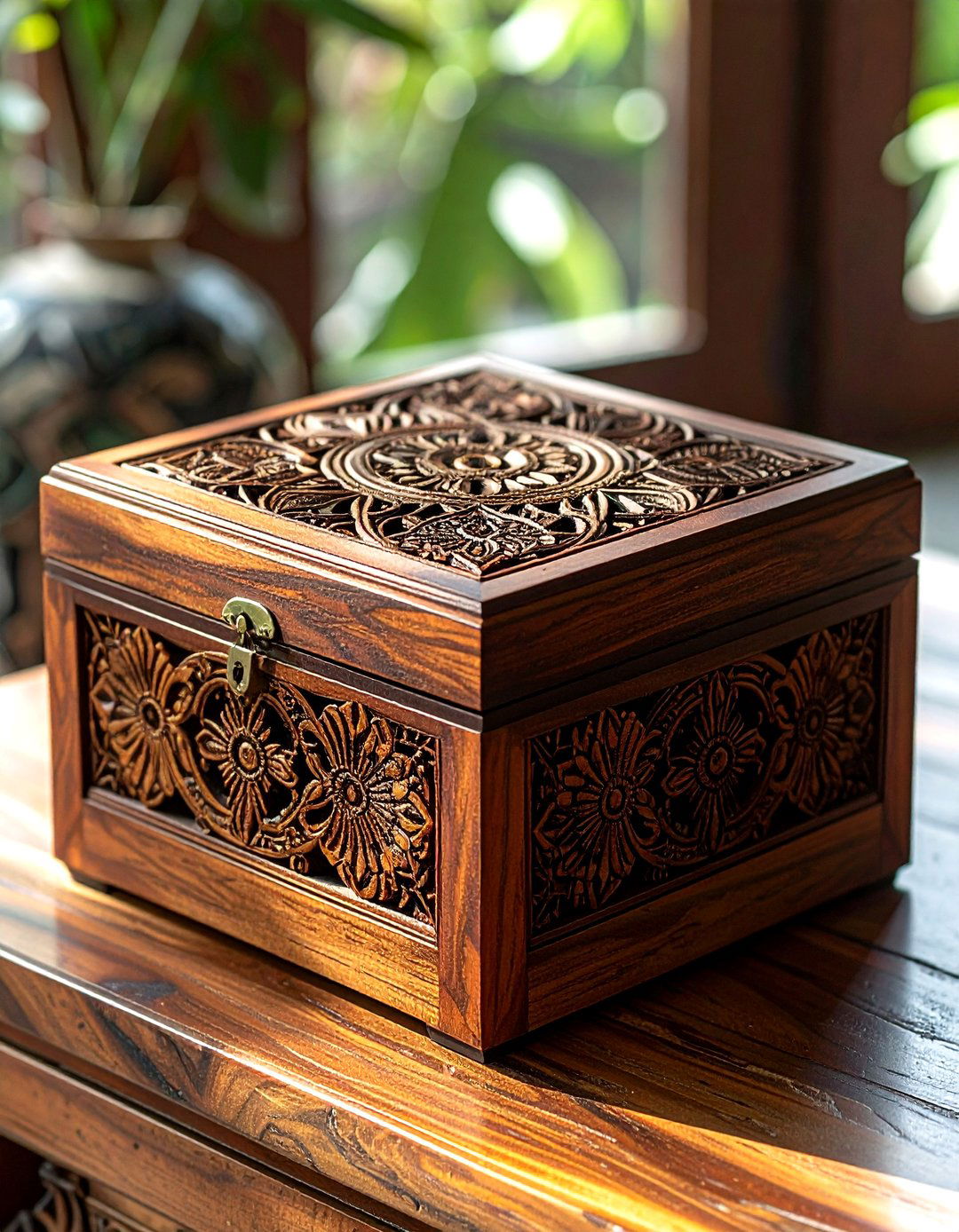 Bohemian Carved Jewelry Box - 30 jewelry box ideas
