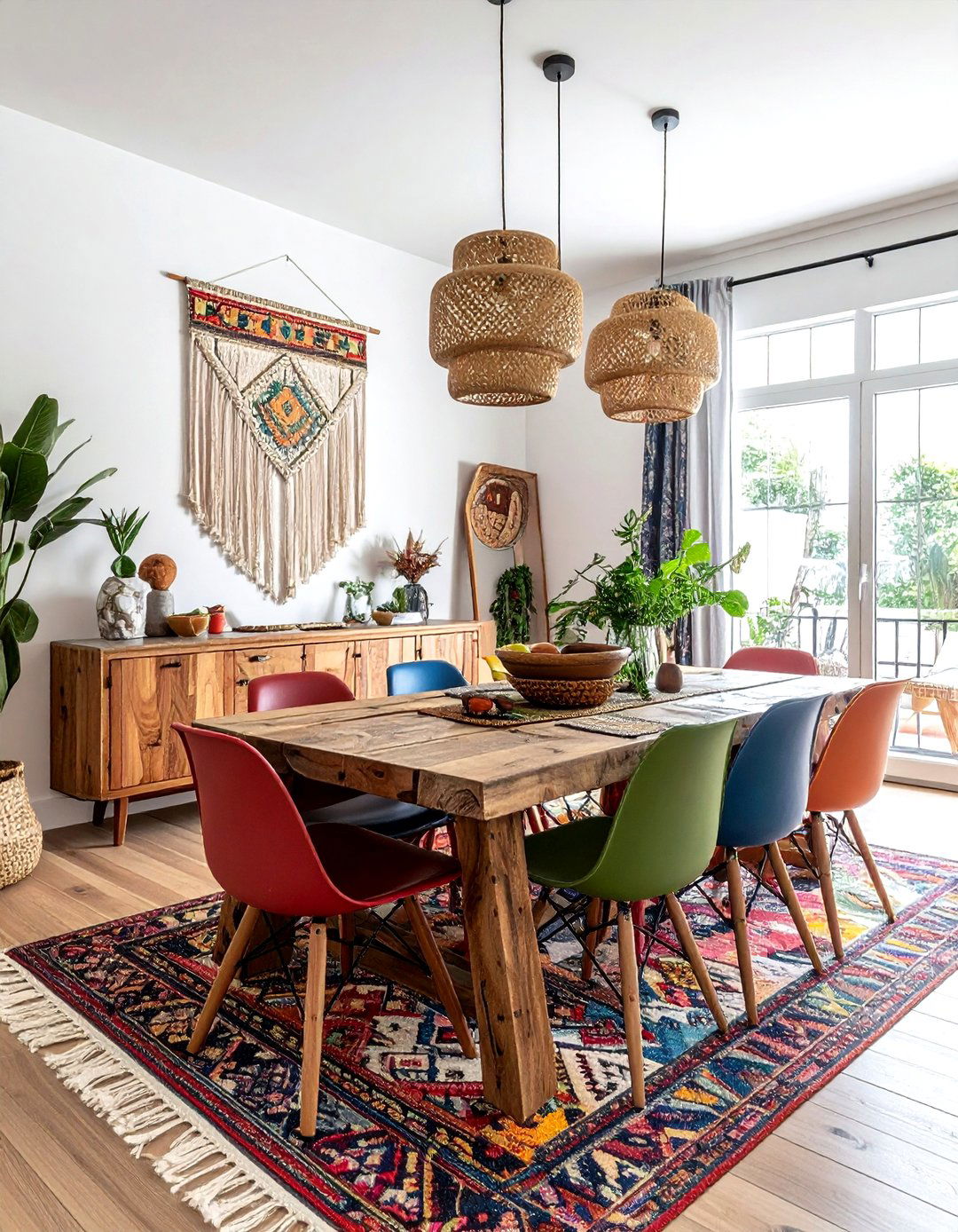 Bohemian Chic Dining - 30 architect-designed dining room ideas