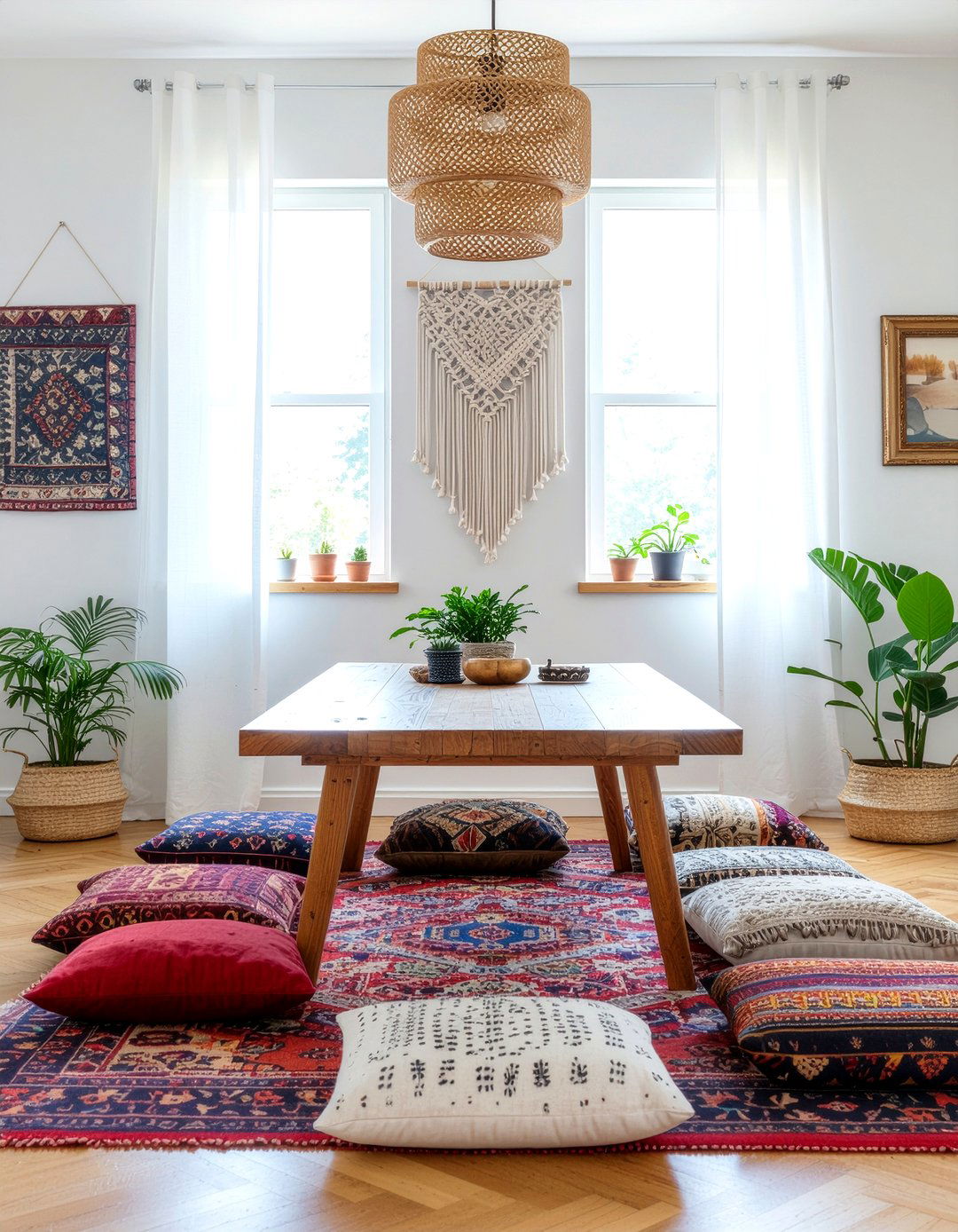 Bohemian Dining Room - 30 dining room charm ideas