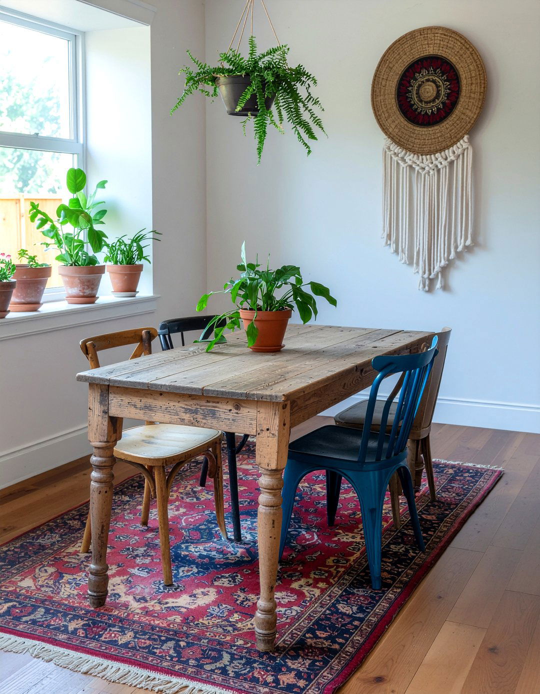 Bohemian Dining Room - 30 dining room personality ideas