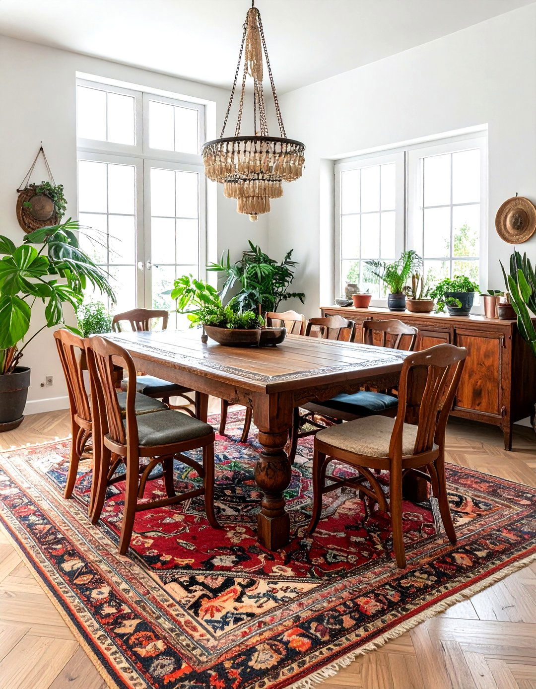 Bohemian Dining Room - 30 grand dining room ideas