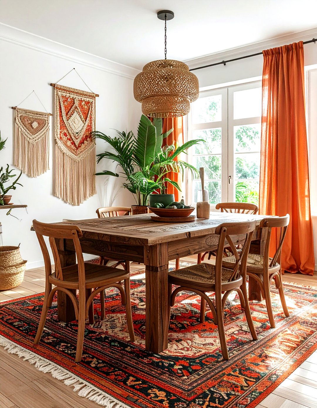Bohemian Dining Room - 30 highlight dining room ideas