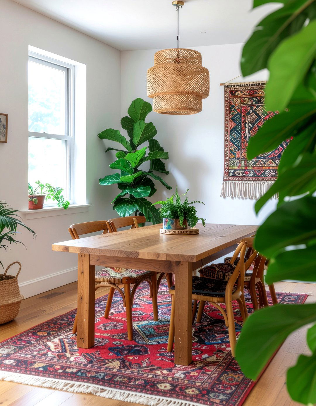 Bohemian Dining Room - 30 polished dining room ideas