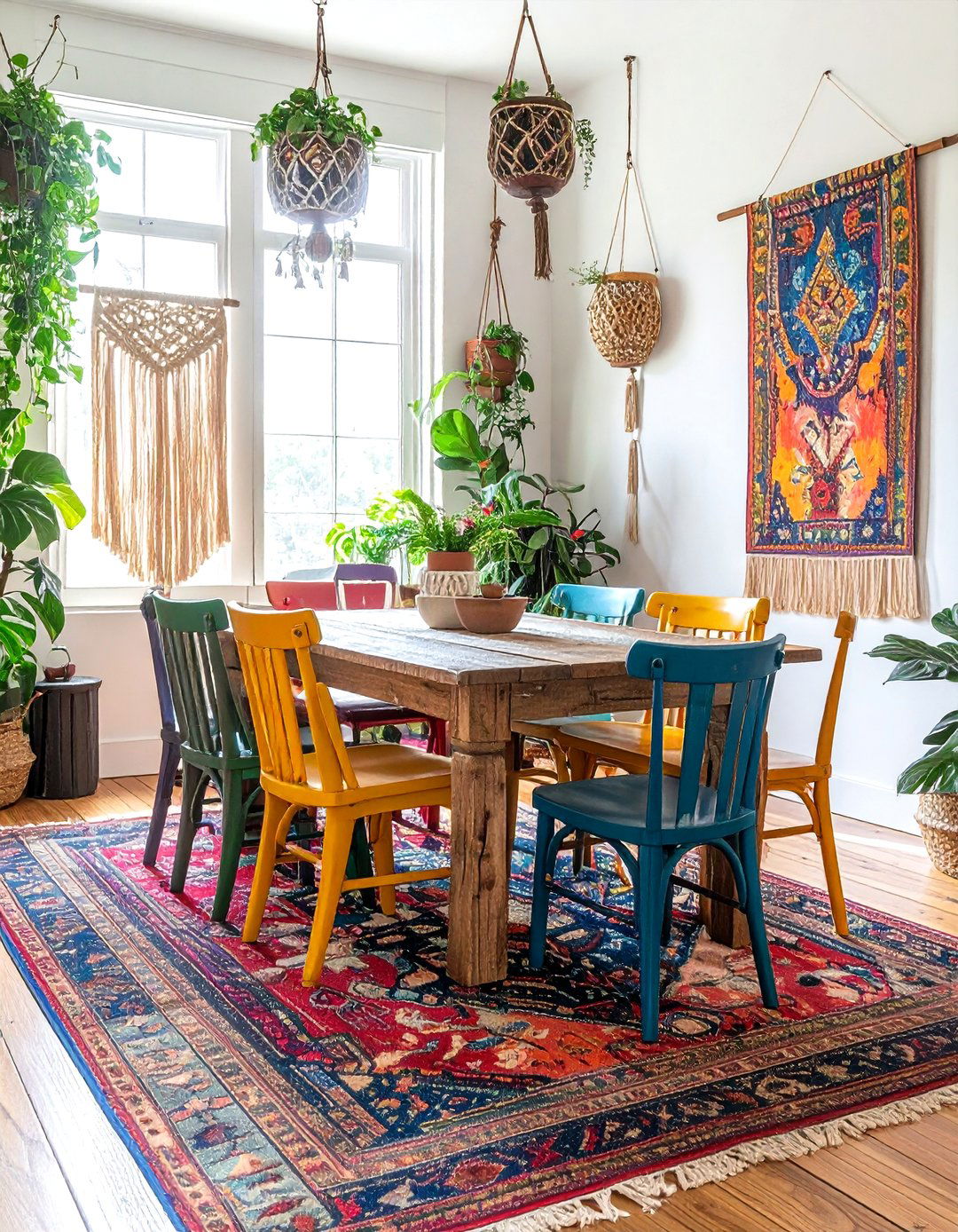 Bohemian Dining Room - 30 San Francisco dining room ideas