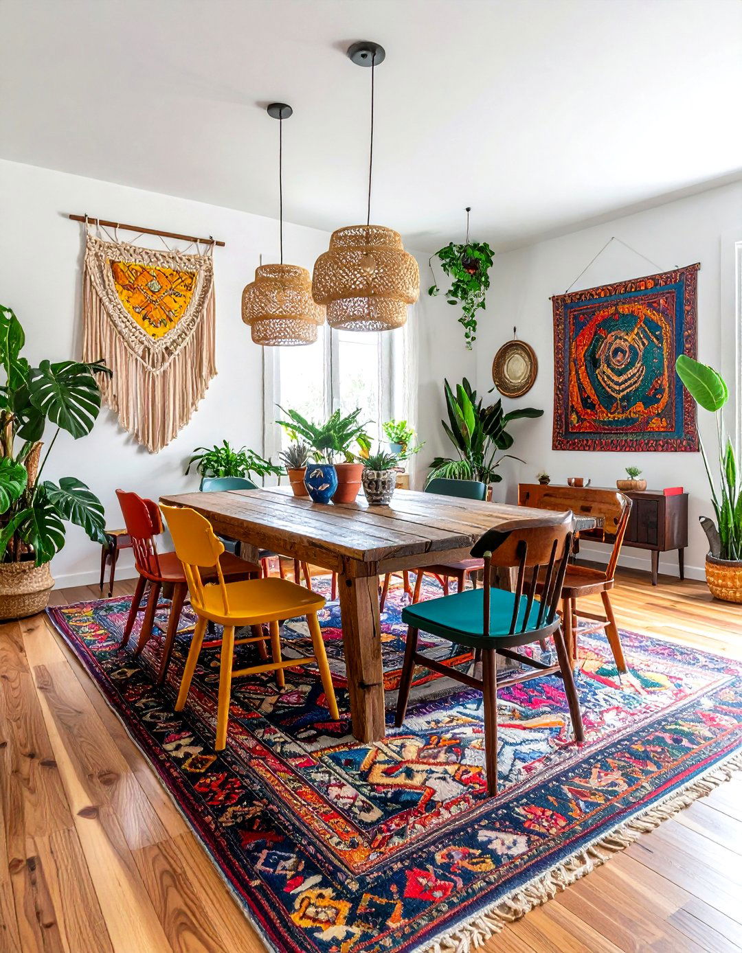 Bohemian Dining Room - 30 separate dining room ideas