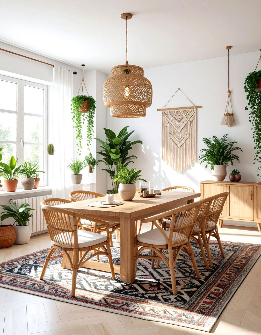 Bohemian Dining Room - 30 showpiece dining room ideas