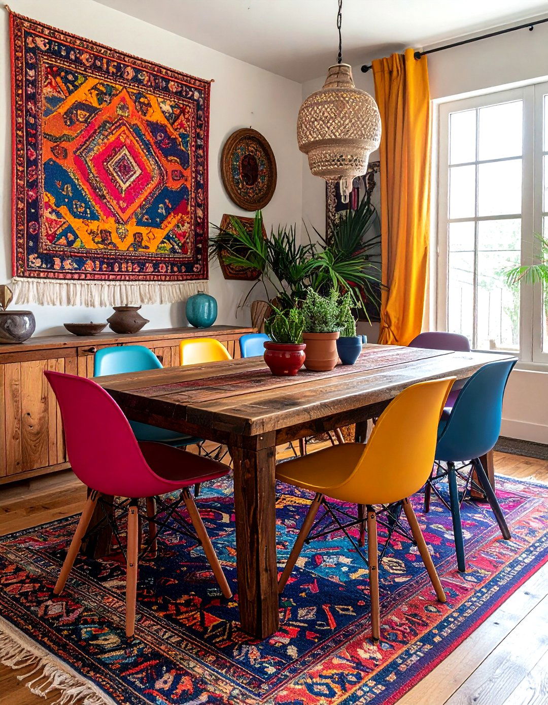 Bohemian Dining Room - 30 signature dining room ideas