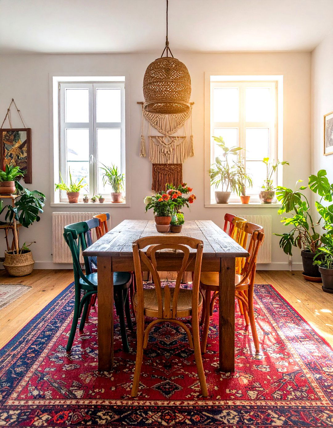 Bohemian Dining Room - 30 ultimate dining room ideas