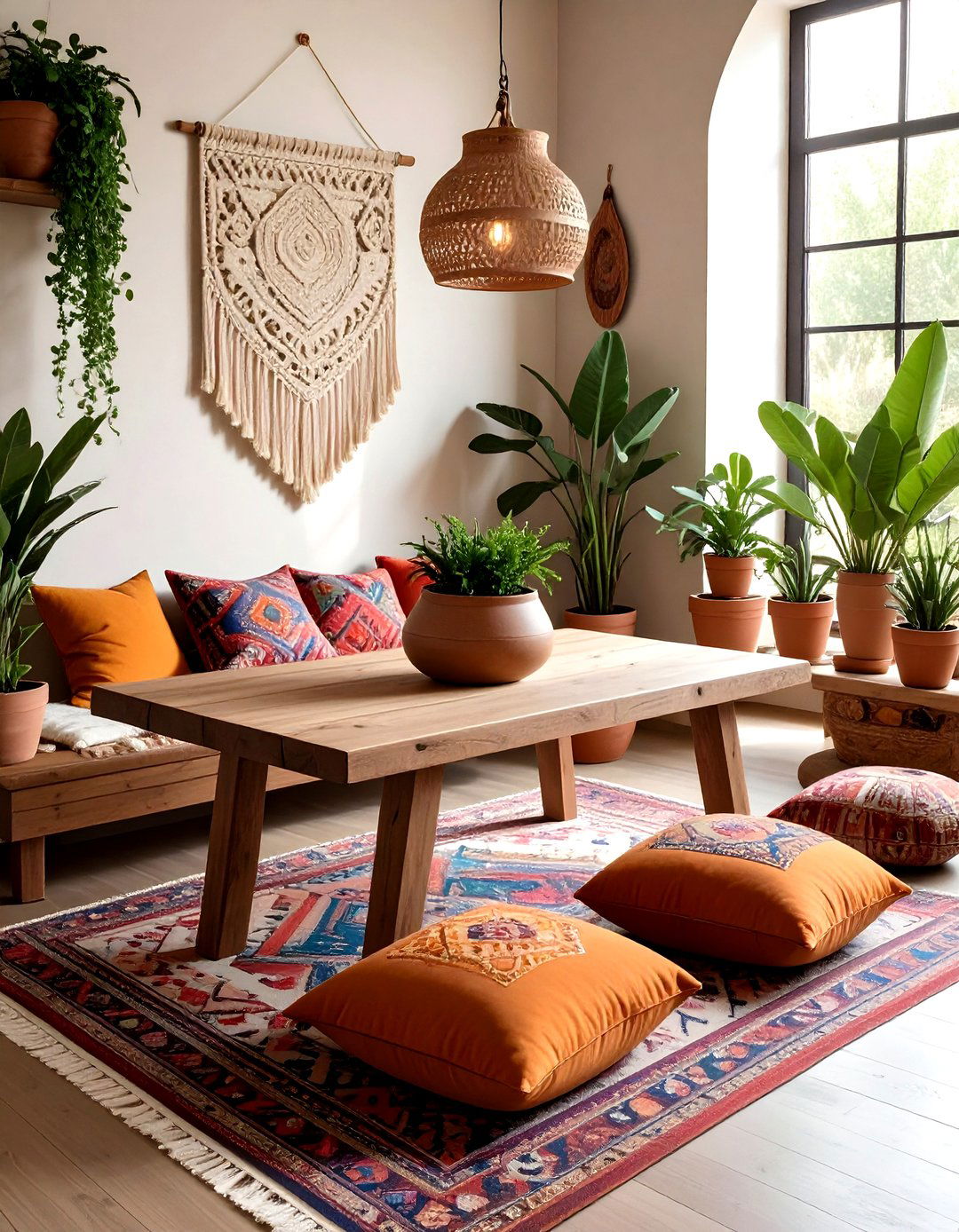 Bohemian Dining Space - 30 flexible dining room ideas