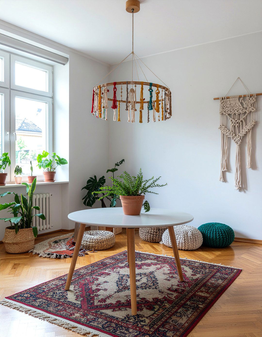 Bohemian Drum Chandelier - 30 drum chandelier dining room ideas