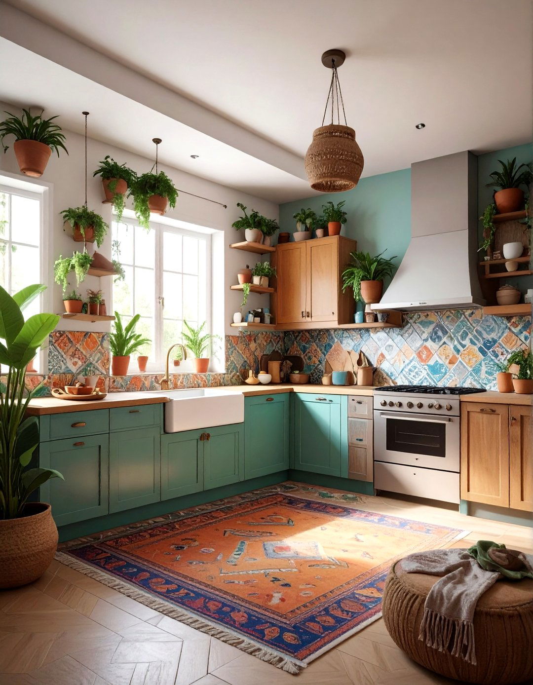Bohemian Eclectic Kitchen - 30 kitchen room settings