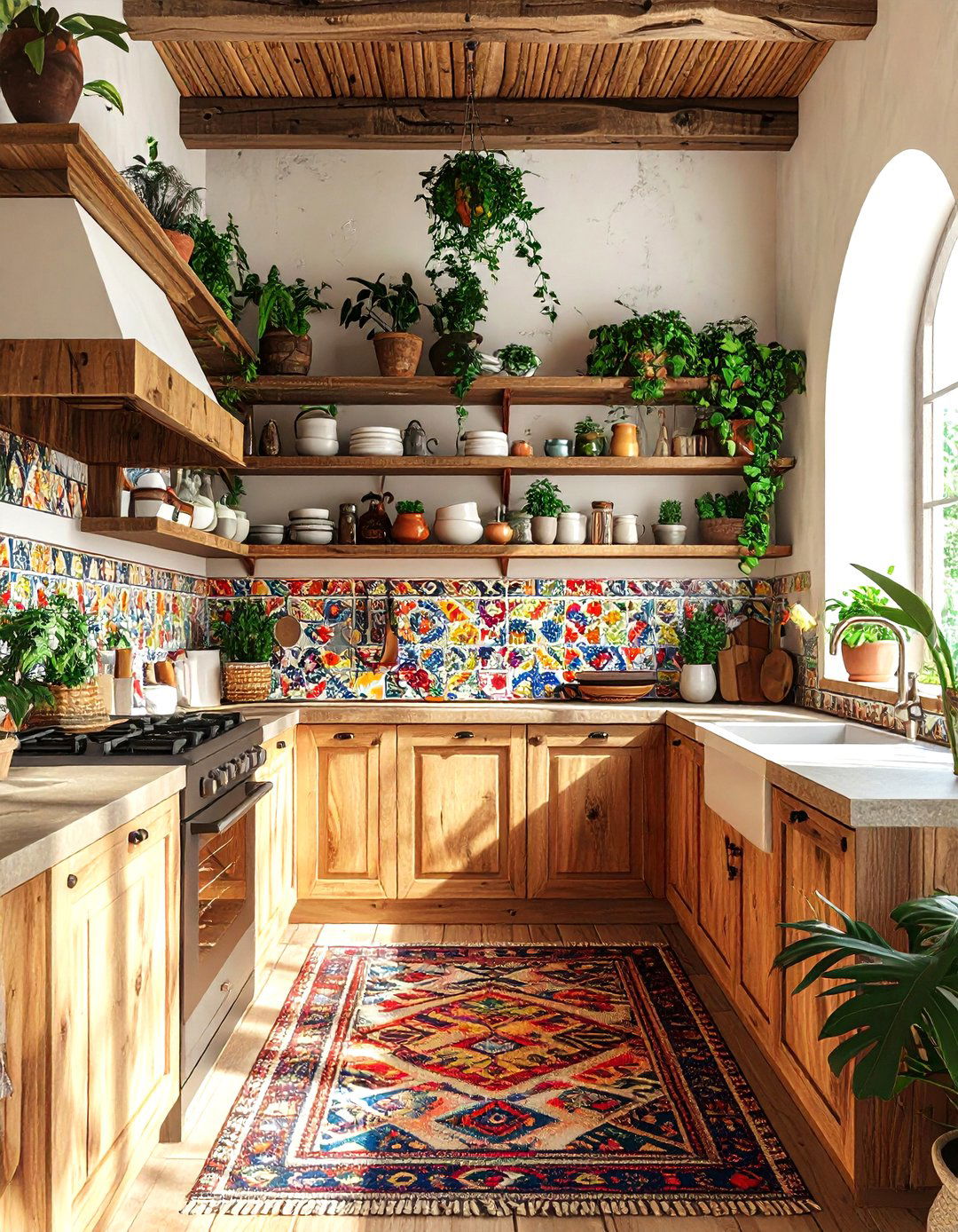 Bohemian Kitchen - 30 harmonious kitchen ideas
