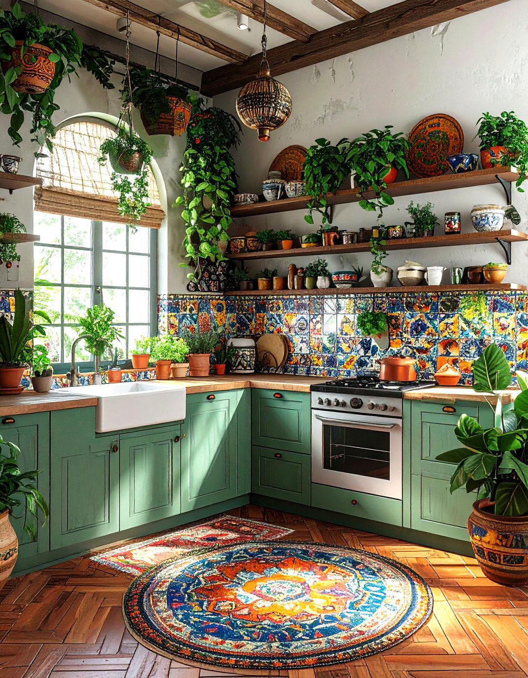 Bohemian Kitchen - 30 kitchen style ideas