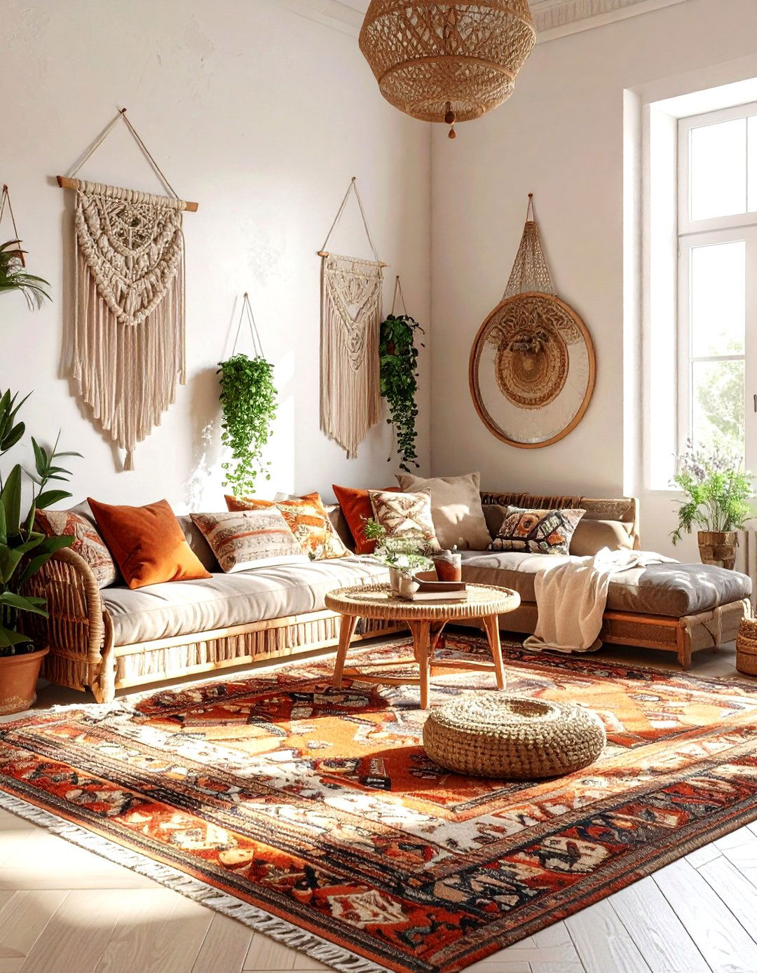 Bohemian Living Room - 30 serene living room ideas