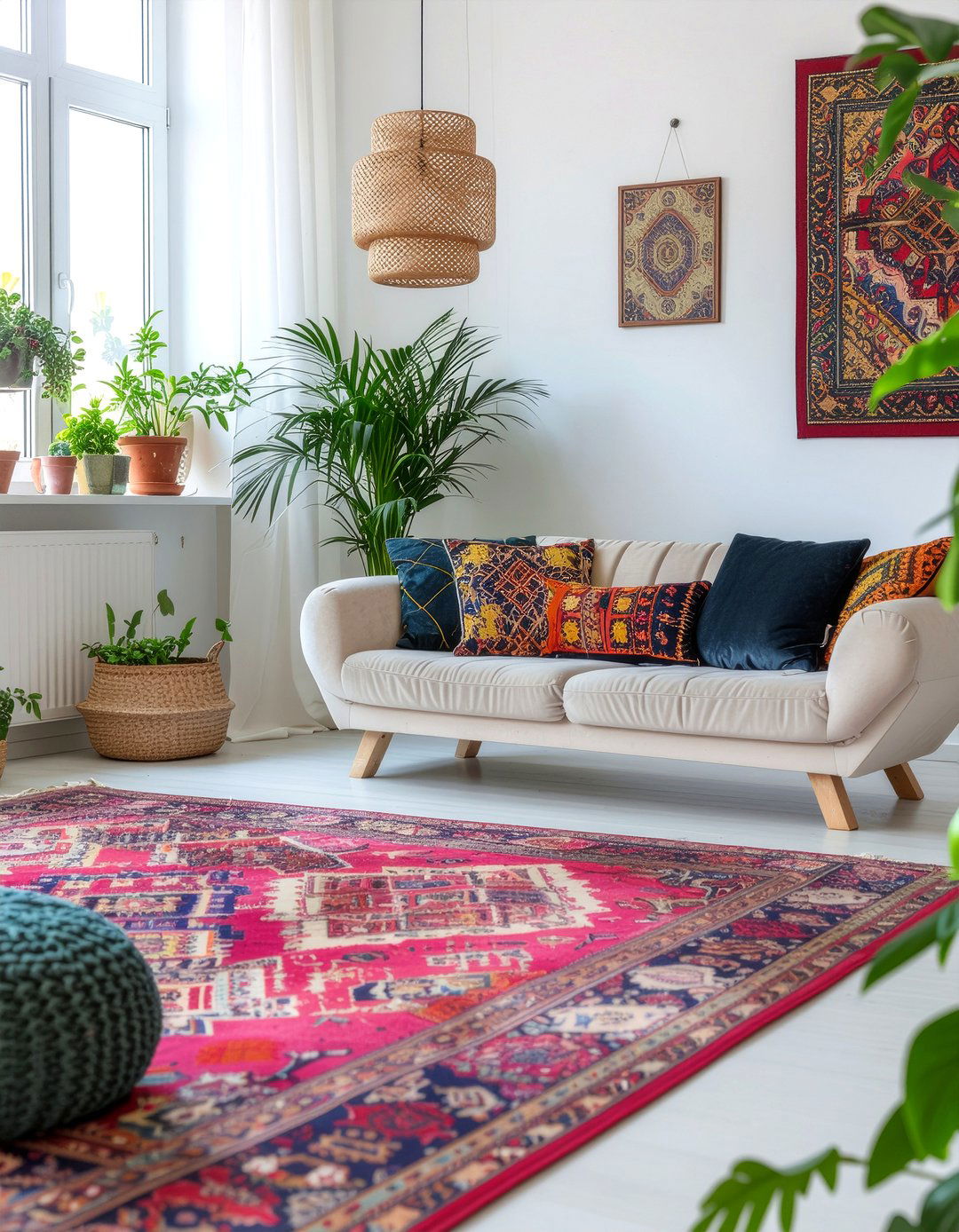 Bohemian Living Room Arrangement - 30 living room furniture placement ideas