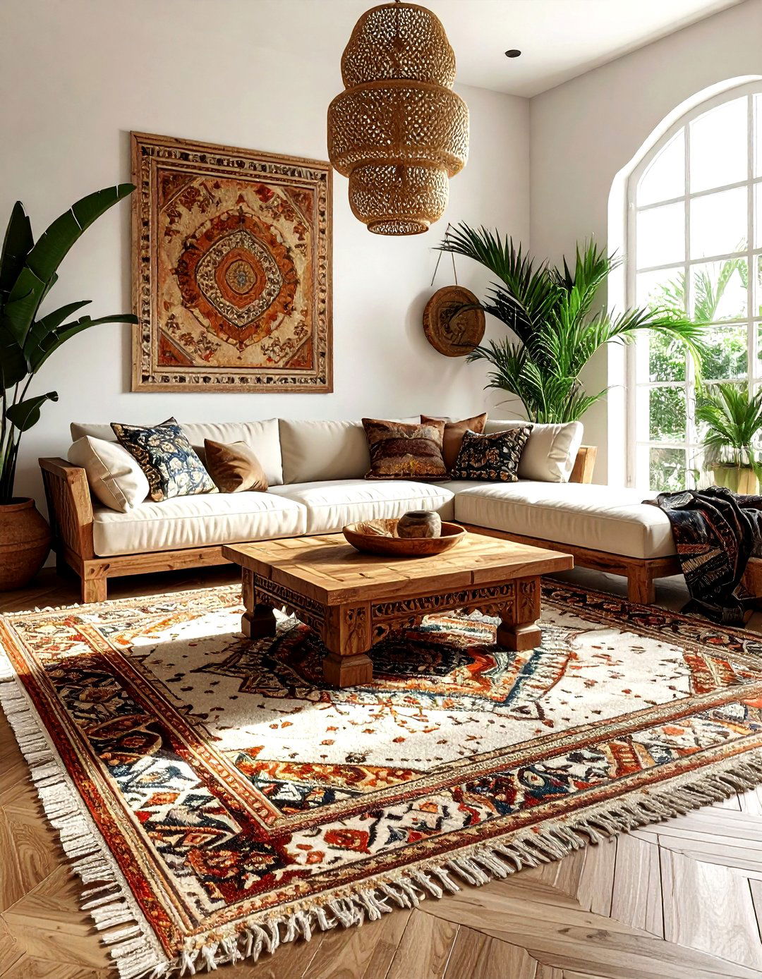 Bohemian Luxury Living Room - 30 luxury living room ideas