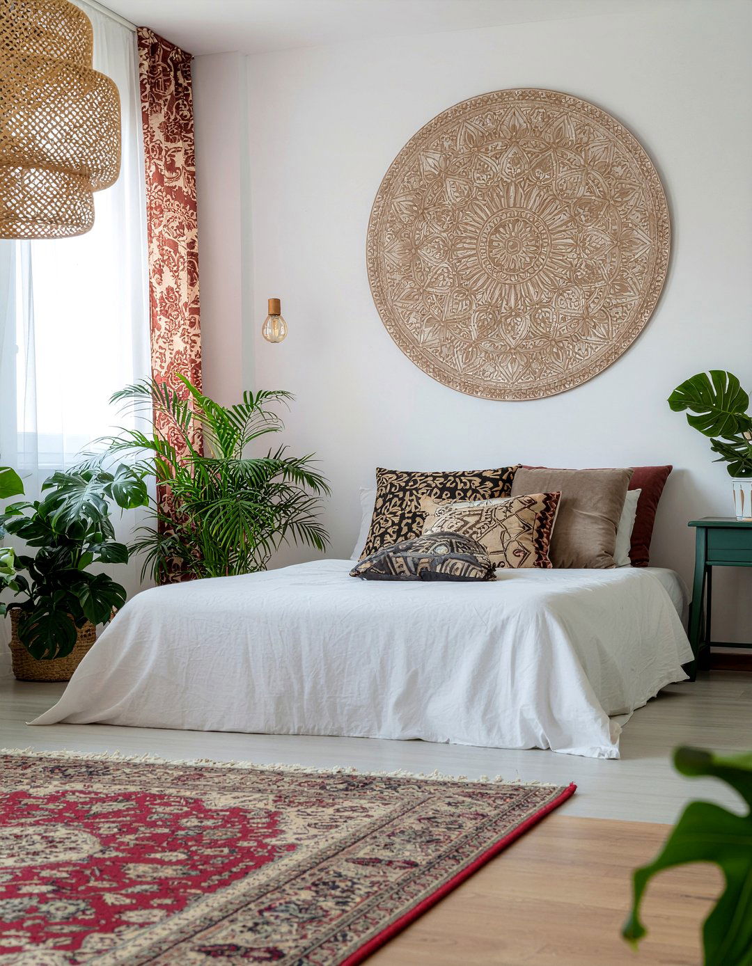 Bohemian Mandala Ceiling Wallpaper - 30 bedroom ceiling wallpapers