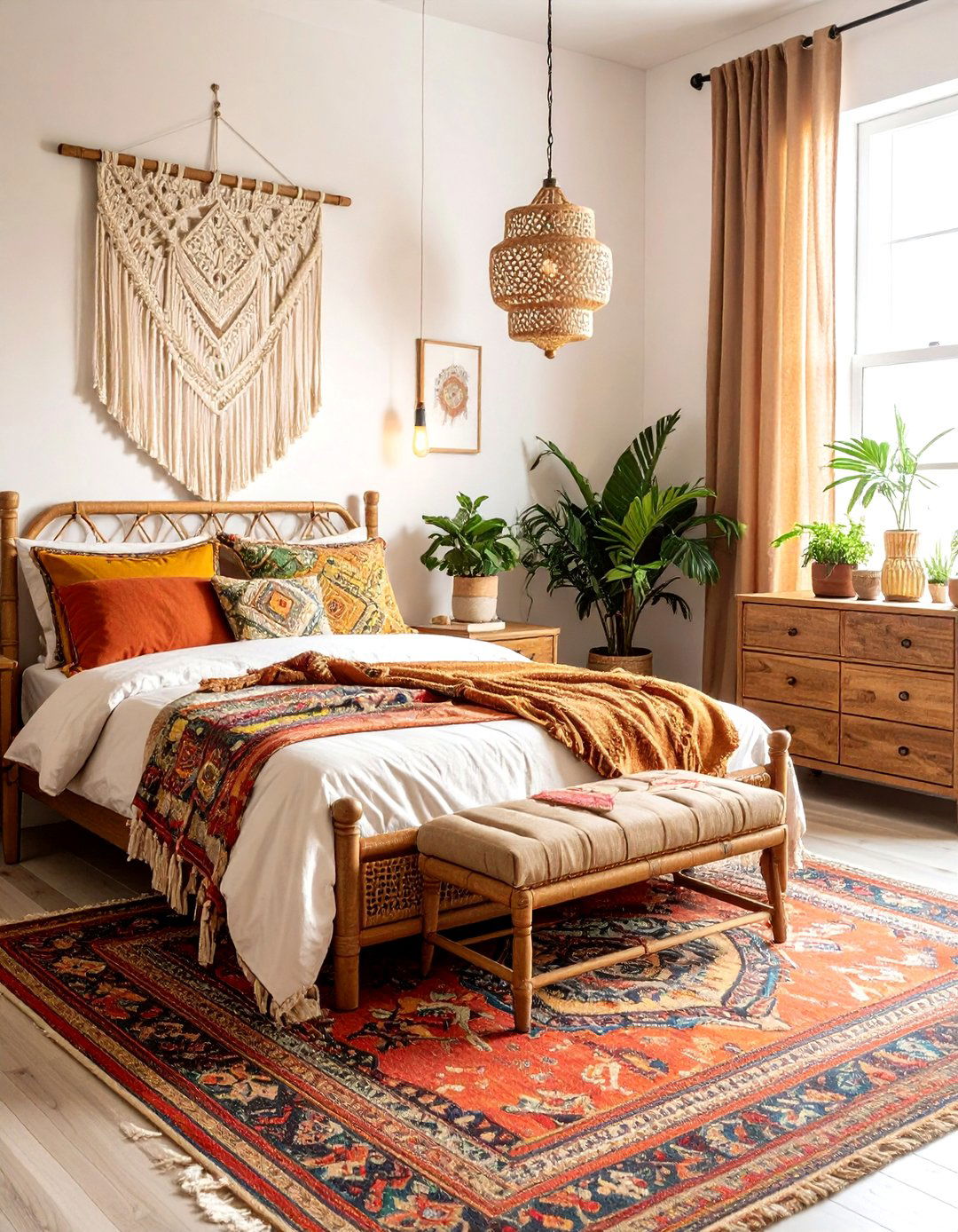 Bohemian Master Bedroom - 30 newlywed bedroom ideas
