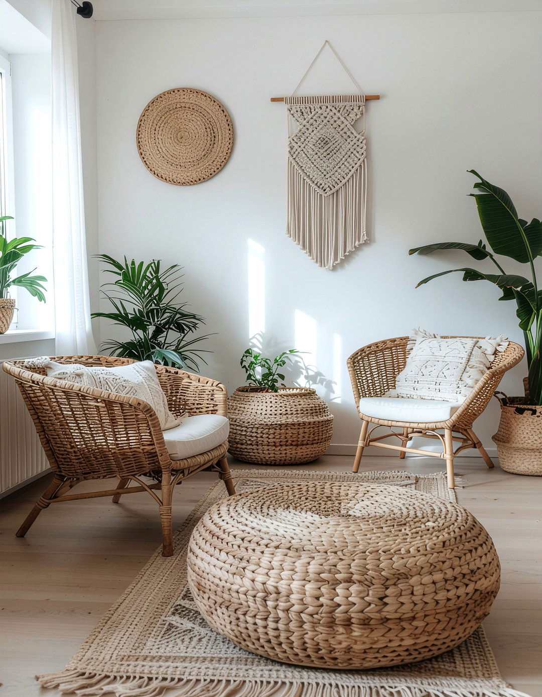 Bohemian Neutral Living Room - 30 neutral living room ideas