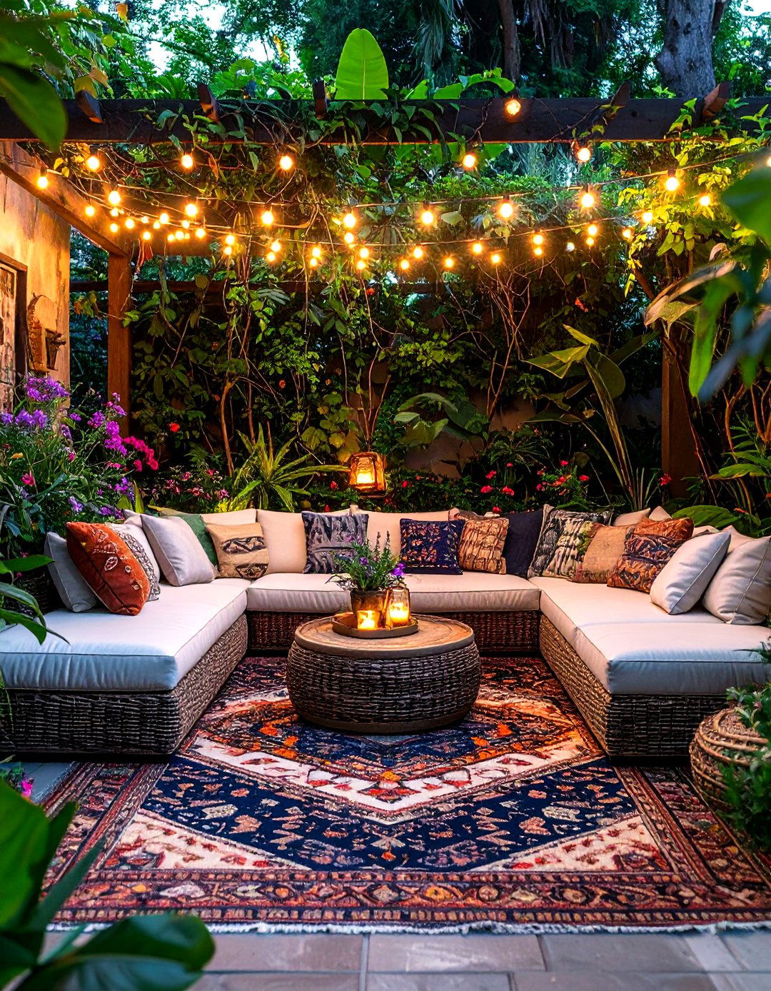 Bohemian Outdoor Patio - 30 bohemian home decor ideas
