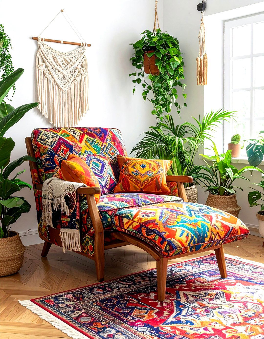 Bohemian Patterned Recliner - 30 living room recliners