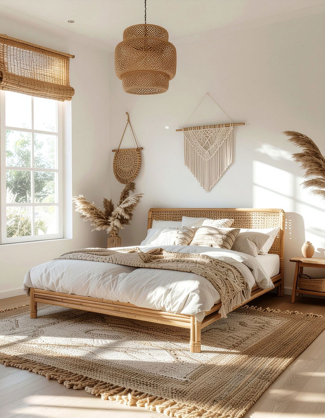 Bohemian Rattan Bedroom Set - 30 affordable bedroom sets